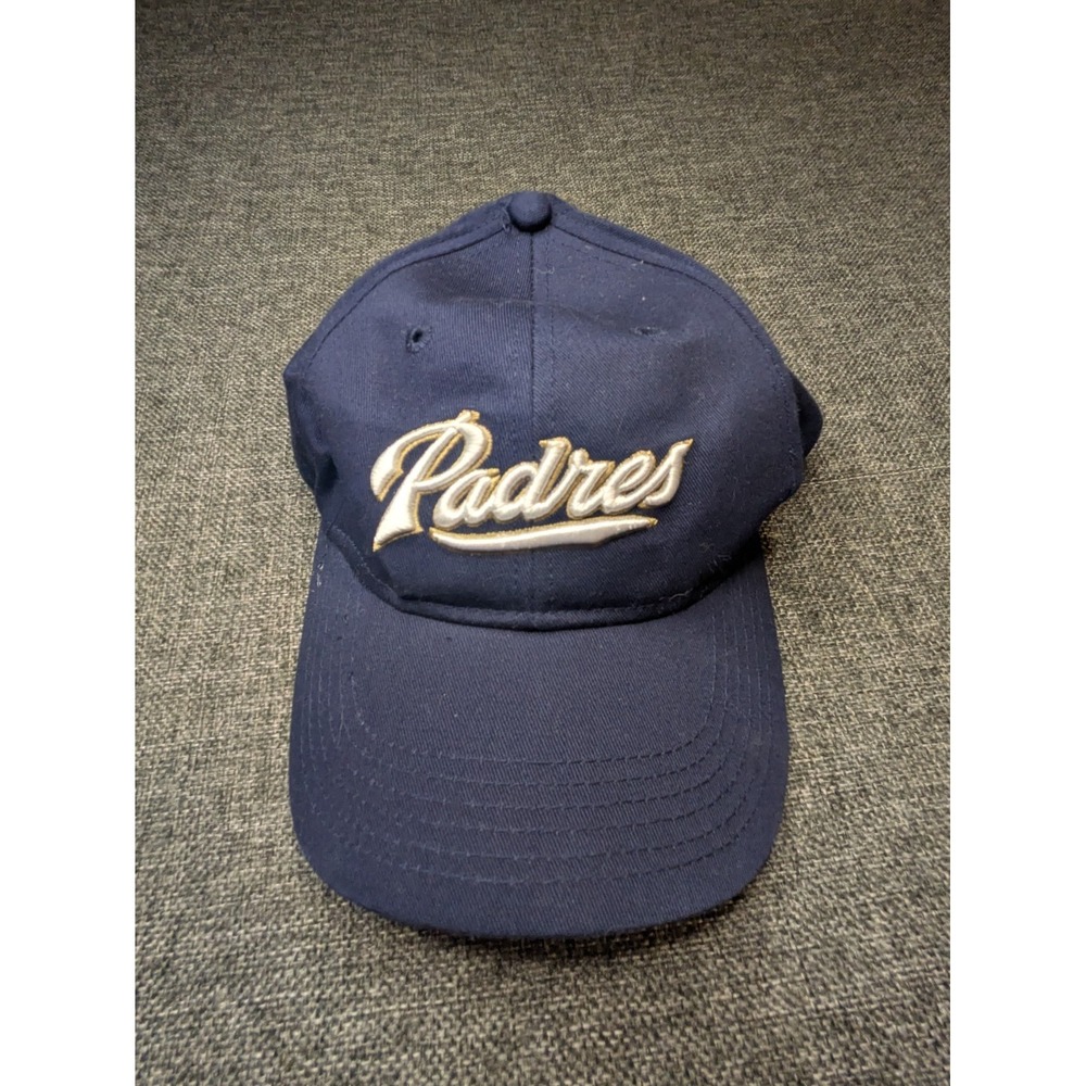 San Diego Padres Hat Cap Strap Back MLB Baseball Opening‎ Day Navy Blue Mens